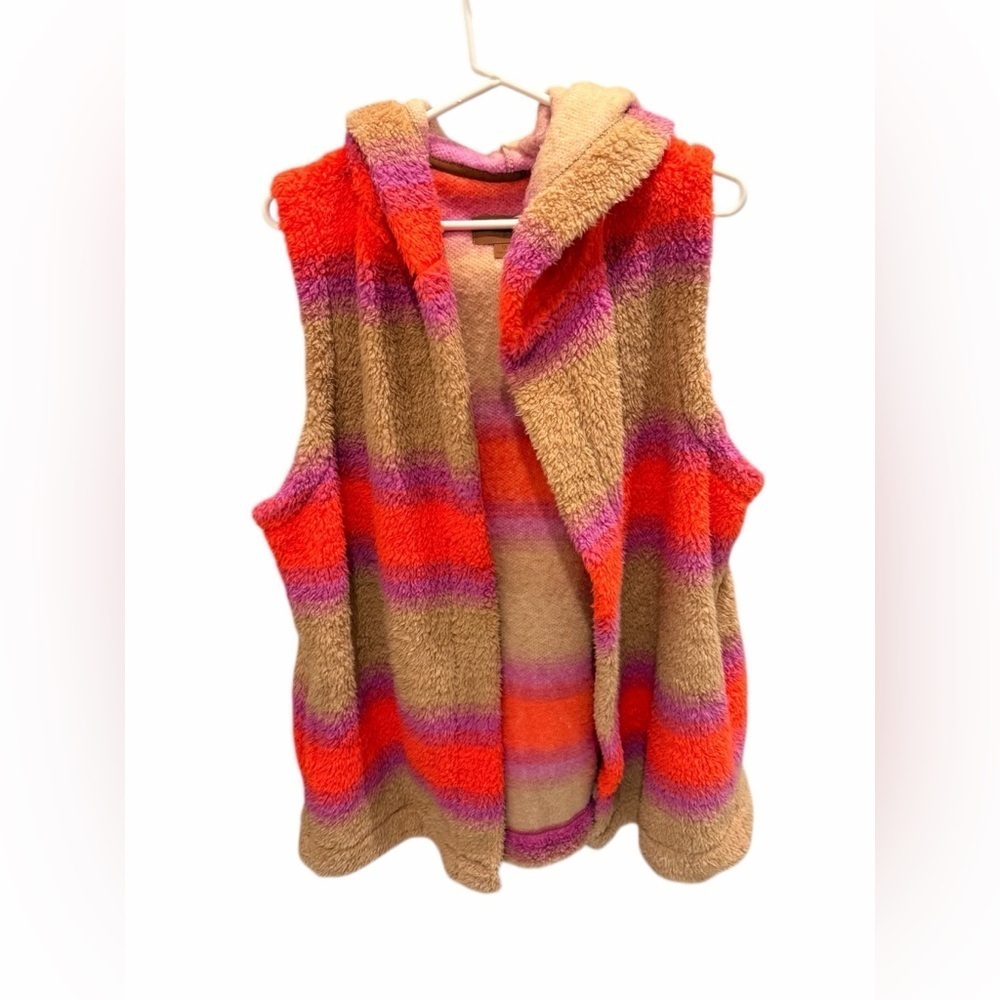 Koolaburra by UGG Women's Cozy Sherpa Hooded Vest Size 1X